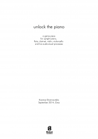 unlock the piano A4 z